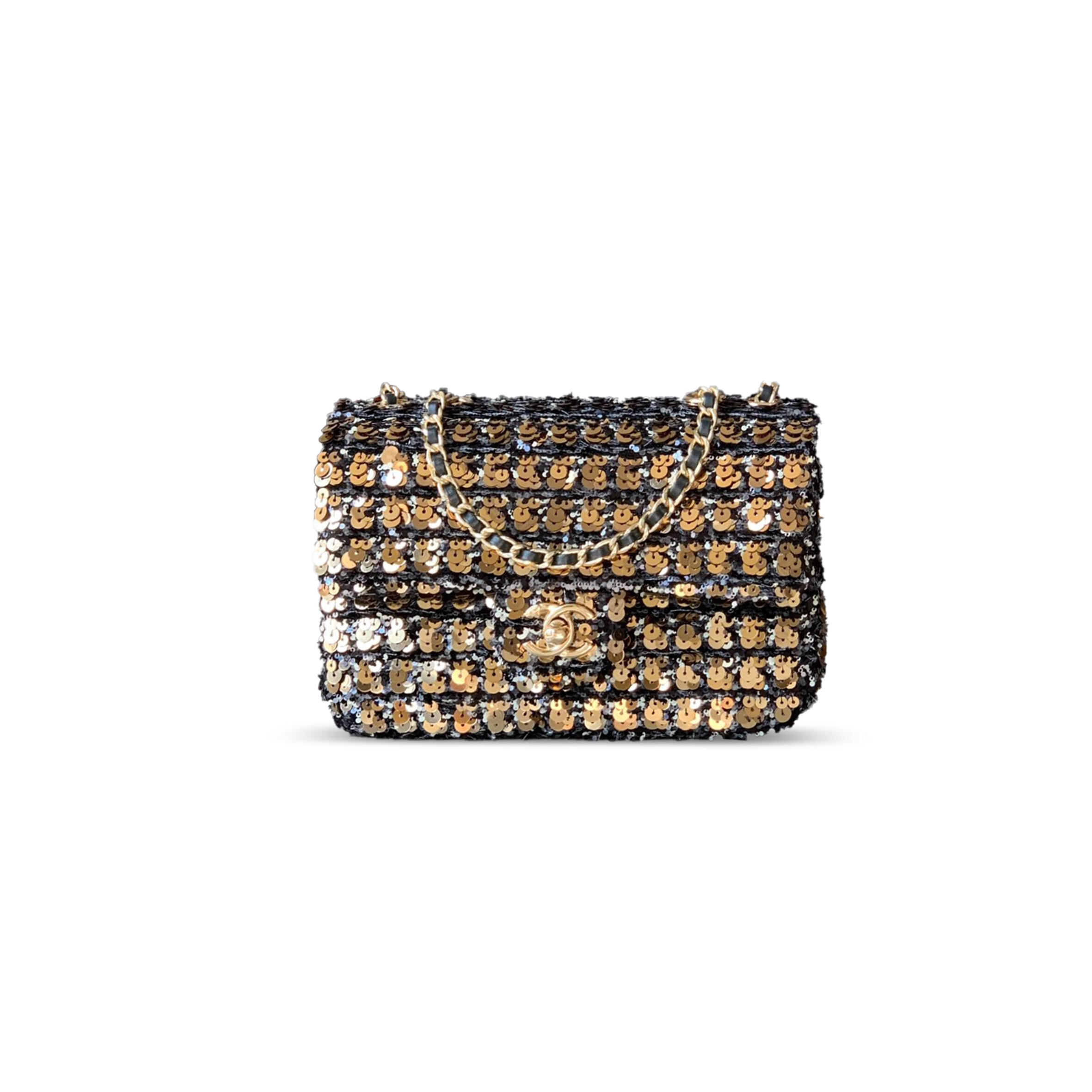 Ch*el rectangular mini flap bag 296369 (20*12*6cm)